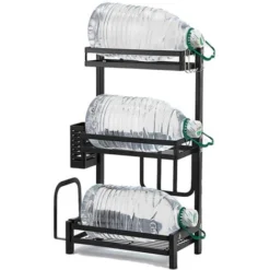 Étagère à Épices 3 Niveaux Pour Armoire De Cuisine - Organisateur De Cuisine - 37.7*23.4*61cm - Noir -Promos Gout Cuisine Boutique 33017558 3