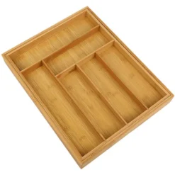 Range Couverts - Range Tiroir Bambou Extensible - 6-8 Compartiments - 43-50*45*5cm -Promos Gout Cuisine Boutique 33221977 4