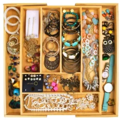 Range Couverts - Range Tiroir Bambou Extensible - 6-8 Compartiments - 43-50*45*5cm -Promos Gout Cuisine Boutique 33221977 5