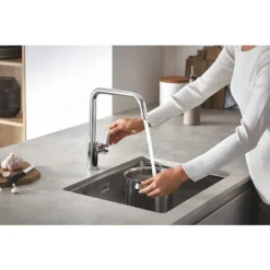 Grohe K700 Evier Sous-plan 540 X 440mm + Siphon, Bonde Et Vidage Inclus, Acier Inoxydable (31574SD1) 7 Grohe K700 Evier Sous-plan 540 X 440mm + Siphon, Bonde Et Vidage Inclus, Acier Inoxydable (31574SD1) -Promos Gout Cuisine Boutique 33713616 3