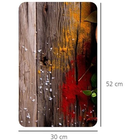 WENKO Protection Plaque De Cuisson, Couvre Plaque Induction, électrique En Verre Epices, 3en1, Lot De 2 éponges Offertes 4 WENKO Protection Plaque De Cuisson, Couvre Plaque Induction, électrique En Verre Epices, 3en1, Lot De 2 éponges Offertes – Image 4