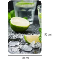 WENKO Protection Plaque De Cuisson, Couvre Plaque Induction, électrique En Verre Mojito, 3en1, Lot De 2 éponges Offertes -Promos Gout Cuisine Boutique 34260332 4