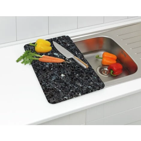 WENKO Protection Plaque De Cuisson, Couvre Plaque De Cuisson En Verre Marbre Bleu, Lot De 2, 30 X 52 Cm 2 WENKO Protection Plaque De Cuisson, Couvre Plaque De Cuisson En Verre Marbre Bleu, Lot De 2, 30 X 52 Cm – Image 2