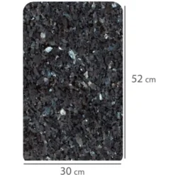 WENKO Protection Plaque De Cuisson, Couvre Plaque De Cuisson En Verre Marbre Bleu, Lot De 2, 30 X 52 Cm 9 WENKO Protection Plaque De Cuisson, Couvre Plaque De Cuisson En Verre Marbre Bleu, Lot De 2, 30 X 52 Cm -Promos Gout Cuisine Boutique 34510143 5