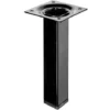 HETTICH Pied Meuble Carré HETTICH Fixe Acier époxy Noir