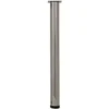 HETTICH Pied De Table Cylindrique Réglable Acier Chromé Gris, De 70 à 73 Cm