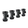 HETTICH Lot De 4 Pieds Plastique à Visser H.100