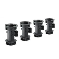 HETTICH Lot De 4 Pieds Plastique à Visser H.100