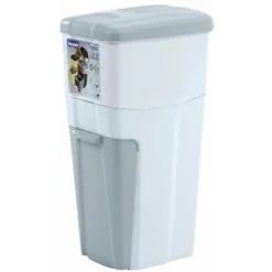 Poubelle Collecte Sélective - 38,5 L - Blanc - Livraison Gratuite