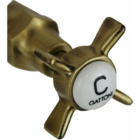 Robinet De Cuisine à Bec Haut Couleur Bronze Gattoni London 1706117V0 Bronze 2 Robinet De Cuisine à Bec Haut Couleur Bronze Gattoni London 1706117V0 Bronze – Image 2