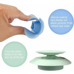 Lot De 5 Bouchons De Vidange En Silicone Pour Baignoire, évier 9 Lot De 5 Bouchons De Vidange En Silicone Pour Baignoire, évier -Promos Gout Cuisine Boutique 36577757 5