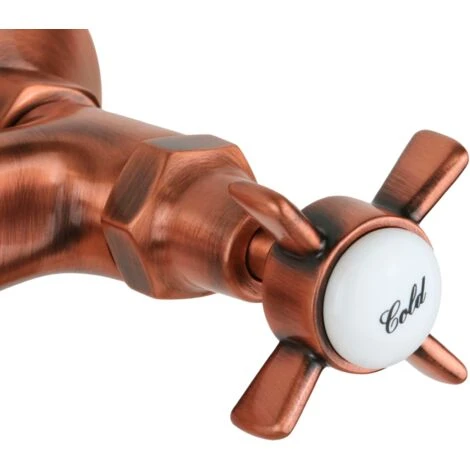 Robinet De Cuisine Mural En Couleur Cuivre Antique Gattoni London 1705117R0 Cuivre 2 Robinet De Cuisine Mural En Couleur Cuivre Antique Gattoni London 1705117R0 Cuivre – Image 2