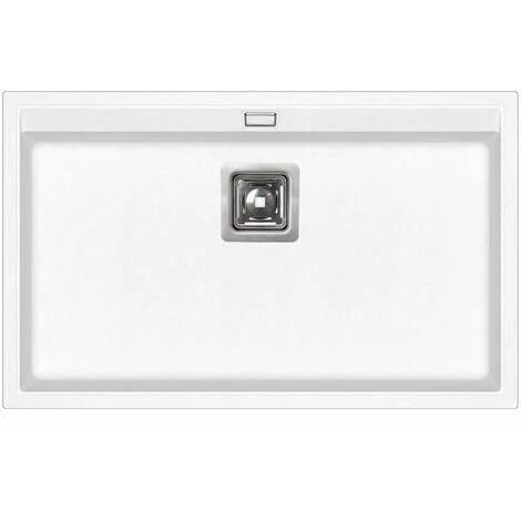 Evier Granit Blanc LIVRAISON GRATUITE - Rectangle Sans égouttoir - DELICIA - MOINSCHERCUISINE 1 Evier Granit Blanc LIVRAISON GRATUITE - Rectangle Sans égouttoir - DELICIA - MOINSCHERCUISINE
