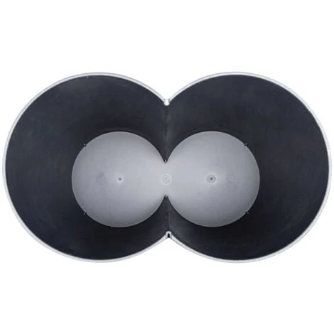 Poubelle Double à Ordures Noir 50 L VidaXL 5 Poubelle Double à Ordures Noir 50 L VidaXL – Image 5