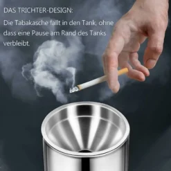 Cendrier Sur Pied Cendrier En Acier Inoxydable Vert Cendrier à Vent Pour L'extérieur -Promos Gout Cuisine Boutique 38713762 4