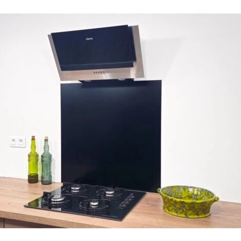 Crédence Alu Noir RAL 9005 - H 60 Cm X L 60 Cm 1,5mm 2 Crédence Alu Noir RAL 9005 - H 60 Cm X L 60 Cm 1,5mm – Image 2