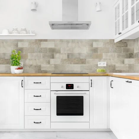 Crédence Adhésive - Brick Concrete Wall Dimension HxL: 50cm X 50cm Matériel: Smart 3 Crédence Adhésive - Brick Concrete Wall Dimension HxL: 50cm X 50cm Matériel: Smart – Image 3