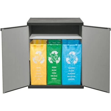 Meuble Porte-sac Pour Collecte Separée H 85 3 Meuble Porte-sac Pour Collecte Separée H 85 – Image 3