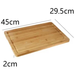 Grande Planche à Découper En Bambou Massif Avec Rainure à Jus - Planche à Découper Bois De 45x30x2 Cm - Planche En Bois Pour La 7 Grande Planche à Découper En Bambou Massif Avec Rainure à Jus - Planche à Découper Bois De 45x30x2 Cm - Planche En Bois Pour La -Promos Gout Cuisine Boutique 43781751 3