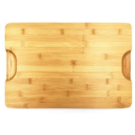 Grande Planche à Découper En Bambou Massif Avec Rainure à Jus - Planche à Découper Bois De 45x30x2 Cm - Planche En Bois Pour La 4 Grande Planche à Découper En Bambou Massif Avec Rainure à Jus - Planche à Découper Bois De 45x30x2 Cm - Planche En Bois Pour La – Image 4