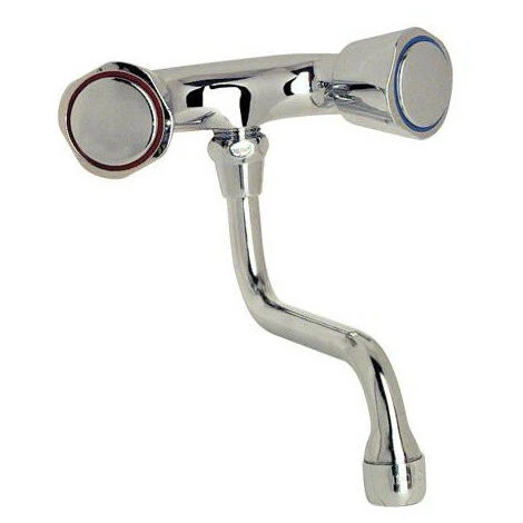 MELANGEUR D'EVIER MURAL CHROME - ENTRAXE SPECIAL 1 MELANGEUR D'EVIER MURAL CHROME - ENTRAXE SPECIAL