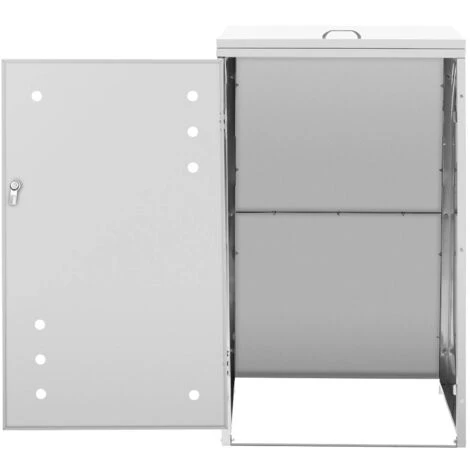 Cache-Poubelle Range-Poubelle Extérieur Abri Pour 1 Conteneur @ 240L Acier Inox 5 Cache-Poubelle Range-Poubelle Extérieur Abri Pour 1 Conteneur @ 240L Acier Inox – Image 5
