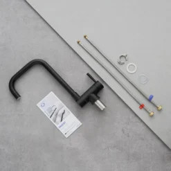 CECIPA Mitigeur Cuisine Rabattable Noir Robinet Cuisine Pliable Avec 2 Jets Aux Choix Mitigeur De Cuisine Sous Fenêtre Avec Bec Orientable 360° Robinetterie Evier Rabattable Devant Fenêtre (Noir) 9 CECIPA Mitigeur Cuisine Rabattable Noir Robinet Cuisine Pliable Avec 2 Jets Aux Choix Mitigeur De Cuisine Sous Fenêtre Avec Bec Orientable 360° Robinetterie Evier Rabattable Devant Fenêtre (Noir) -Promos Gout Cuisine Boutique 46307461 5