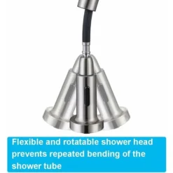 ONECE Robinet De Cuisine Avec Douchette Extractible , Mitigeur D'évier Rotatif à 360°, Robinet Evier 2 Jets Aux Choix, Robinetterie En Acier Inoxydable SS304, Surface Brossé Anti-Empreinte 8 ONECE Robinet De Cuisine Avec Douchette Extractible , Mitigeur D'évier Rotatif à 360°, Robinet Evier 2 Jets Aux Choix, Robinetterie En Acier Inoxydable SS304, Surface Brossé Anti-Empreinte -Promos Gout Cuisine Boutique 50052125 4