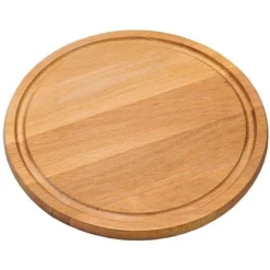 KESPER Fleischteller Buche Mit Saftrille Ø25cm