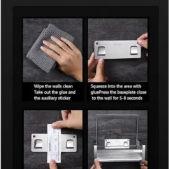 GrooFoo Porte Eponge D'Evier Inoxydable Avec Porte-Serviettes,Panneau Amovible Pour Ranger Brosses à Vaisselle,éponges à Vaisselle Et Liquide Vaisselle – Noir 9 GrooFoo Porte Eponge D'Evier Inoxydable Avec Porte-Serviettes,Panneau Amovible Pour Ranger Brosses à Vaisselle,éponges à Vaisselle Et Liquide Vaisselle – Noir -Promos Gout Cuisine Boutique 52490542 5