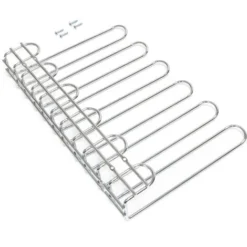 Emuca Support Pour Verres à Vin à 5 Lignes Supra., Chromé, Acier, 1 Ut.