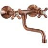 Robinet D'évier De Cuisine Mural En Cuivre Gattoni 7550/RER0 Cuivre