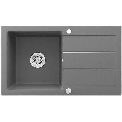 Évier „Vox“ 440x760mm Gris Bergstroem 1 Évier „Vox“ 440x760mm Gris Bergstroem