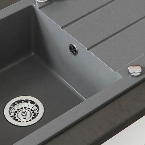 Évier „Vox“ 440x760mm Gris Bergstroem 5 Évier „Vox“ 440x760mm Gris Bergstroem – Image 5