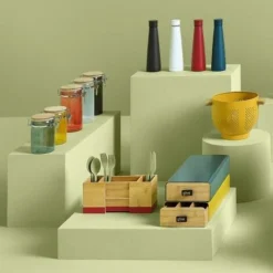 Porte Capsules Café Modern Bleu Pétrole -Promos Gout Cuisine Boutique 53566582 3