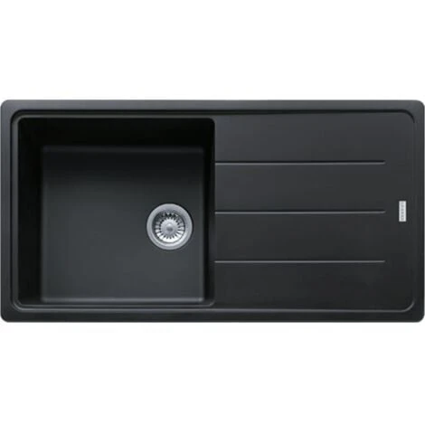 Franke Basis BFG 611-97 Evier 97x50cm Avec égouttoir Réversible, Fragranit +, Onyx (BFG611-97ON) 1 Franke Basis BFG 611-97 Evier 97x50cm Avec égouttoir Réversible, Fragranit +, Onyx (BFG611-97ON)