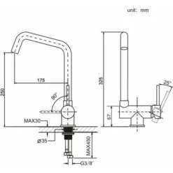 ONECE Robinet De Cuisine Rabattable Avec 2 Jets D'eau, Mitigeur Évier Repliable Pivotant à 360°, Robinetterie Devant Fenêtre, Robinet Pliable En Acier Inox SS304, Brossé Anti-Empreinte -Promos Gout Cuisine Boutique 53772403 4