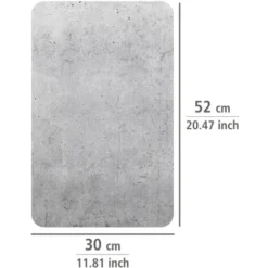 WENKO Protection Plaque De Cuisson Universal Beton, Couvre Plaque De Cuisson En Verre Effet Béton, Lot De 2, Verre Trempé, 30x52 Cm, Multicolore 9 WENKO Protection Plaque De Cuisson Universal Beton, Couvre Plaque De Cuisson En Verre Effet Béton, Lot De 2, Verre Trempé, 30x52 Cm, Multicolore -Promos Gout Cuisine Boutique 55427629 5