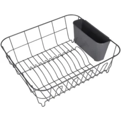 Egouttoir à Vaisselle Anthracite En Metal