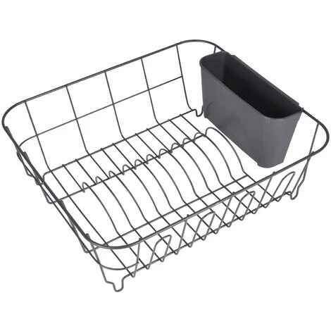 Egouttoir à Vaisselle Anthracite En Metal 1 Egouttoir à Vaisselle Anthracite En Metal