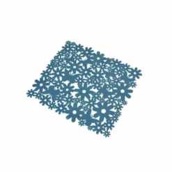 Tapis Fond D'evier Bleu Paon