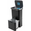 SVITA Poubelle à Capteur 60L Avec Stérilisation à L'ozone Et Filtre à Charbon Actif Noir