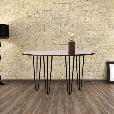 Randaco 4x Pieds De Table En épingle à Cheveux Pieds De Table En Métal Pieds De Meubles Pieds En épingle à Cheveux Noir 3 Barres,15cm 3 Randaco 4x Pieds De Table En épingle à Cheveux Pieds De Table En Métal Pieds De Meubles Pieds En épingle à Cheveux Noir 3 Barres,15cm – Image 3