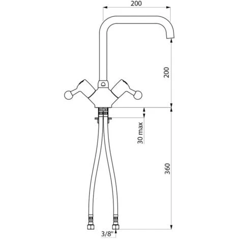 Mélangeur Monotrou - Delabie 2 Mélangeur Monotrou - Delabie – Image 2
