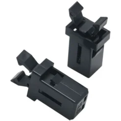 10pcs Poubelle En Plastique Verrouillage Auto-Verrouillage Remplacement Du Commutateur Prise Compatible Couvercle Touch Bin Loquet De Réparation Clip Matériel, Noir，Fonepro