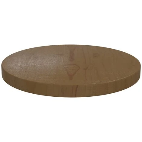 Dessus De Table Marron Ø30x2,5 Cm Bois De Pin Massif VidaXL 2 Dessus De Table Marron Ø30x2,5 Cm Bois De Pin Massif VidaXL – Image 2
