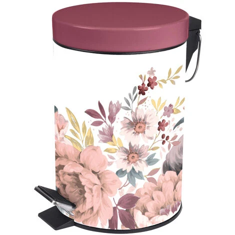 Poubelle A Pedale Fleurs Jayana 1 Poubelle A Pedale Fleurs Jayana