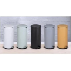 KITCHEN MOVE Poubelle De Cuisine A Pédale URBAN 30L - En Acier Noir 7 KITCHEN MOVE Poubelle De Cuisine A Pédale URBAN 30L - En Acier Noir -Promos Gout Cuisine Boutique 58206569 4