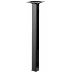 HETTICH Pied Table Basse Carré HETTICH Fixe, H.30 Cm Acier époxy Noir