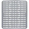 Lilaris– Tapis De Fond D'évier En Silicone Ou Protège évier，Égouttoir Carré En Silicone，gris, Une Pièce